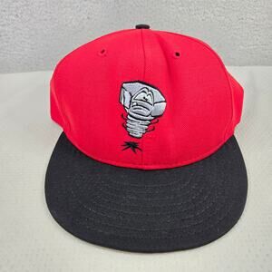 Vintage Lansing LugNuts Snapback Hat Adjustable MiLB Michigan Oldsmobile Park